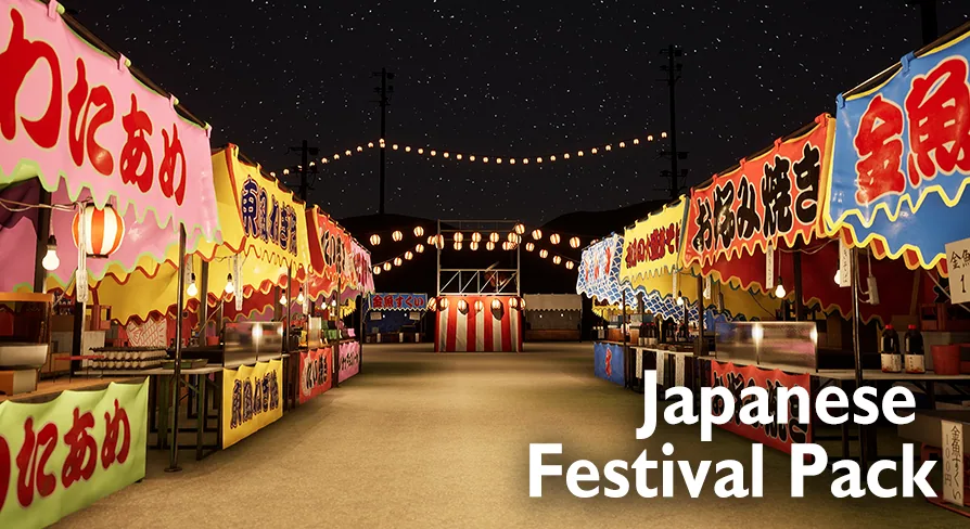Japanese Festival Pack - Matsuri And Bon Odori Assets