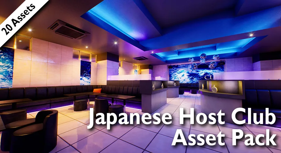 Japanese Host Club Pack - High-quality assets & Scene