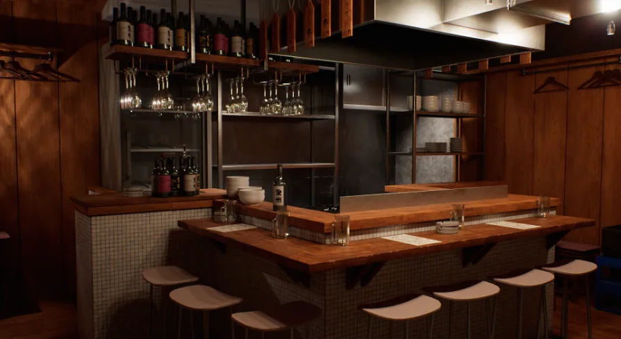 Japanese Izakaya Restaurant #1 - 68 Unique Assets