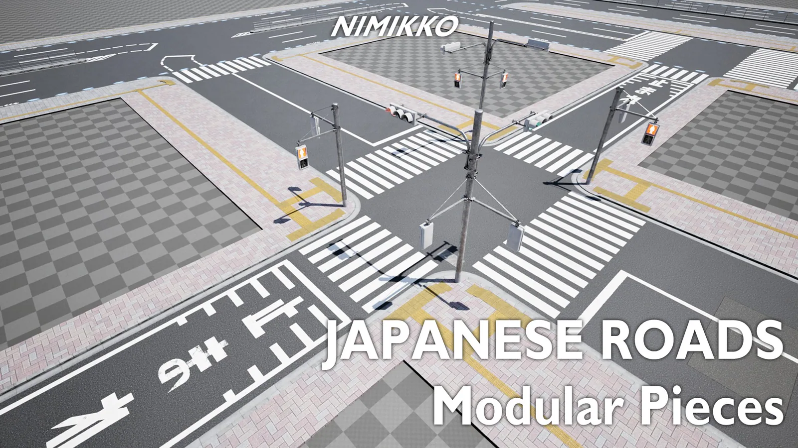 Japanese Roads - Modular Pieces