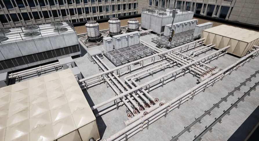 Japanese Rooftops - Props for Rooftops
