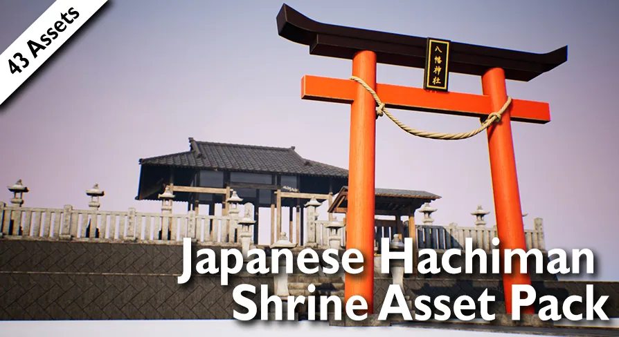 Japanese Shrine Pack - Modular 170+ combinations