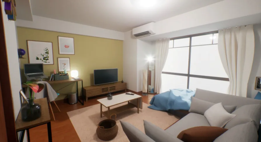 Japanese Studio Apartment 1 - Single Woman's Apartment