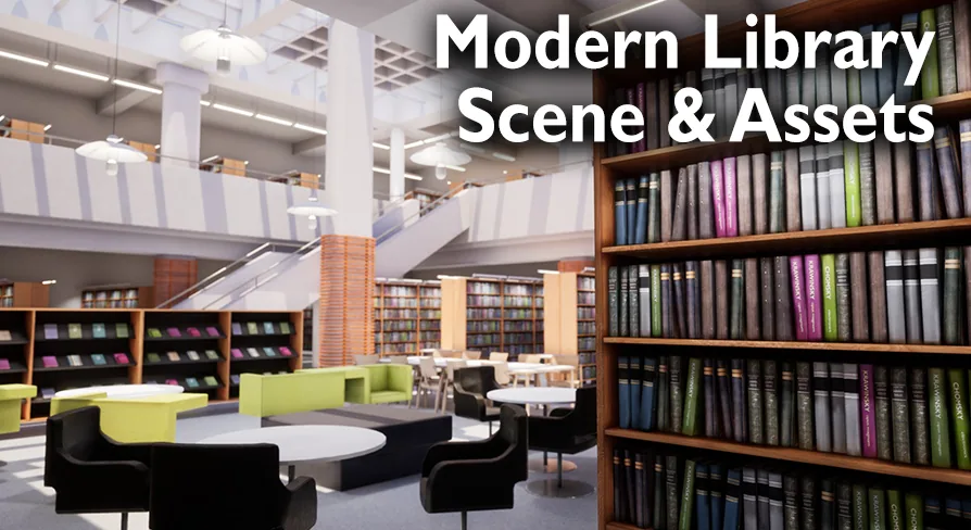 Modern Library - Scene & Assets