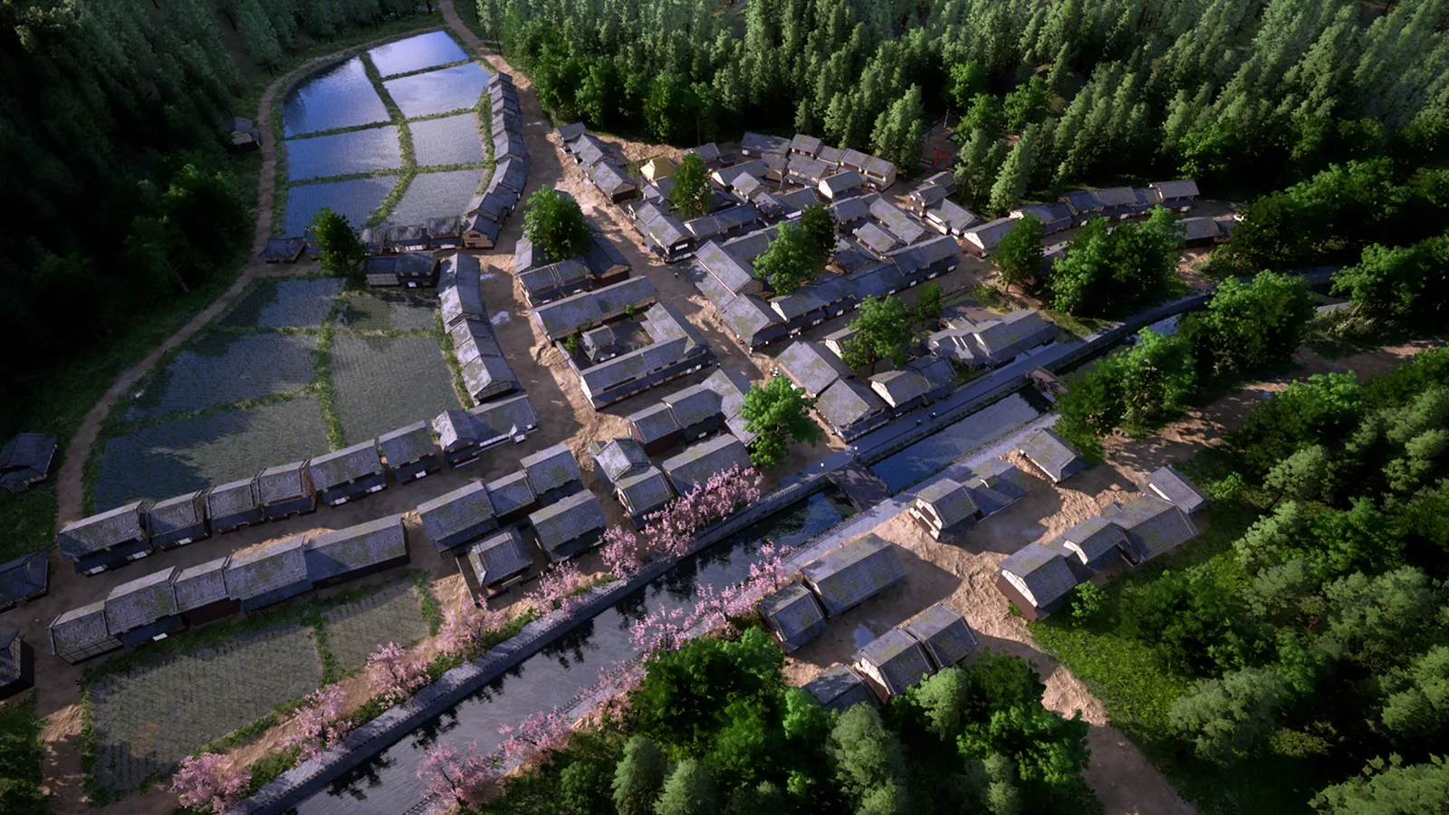 Modular Japanese Village - Edo style Environment