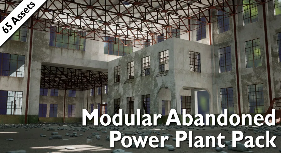 Modular Old Power Plant - 65 Assets