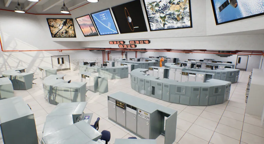 Rocket Launch Command Center