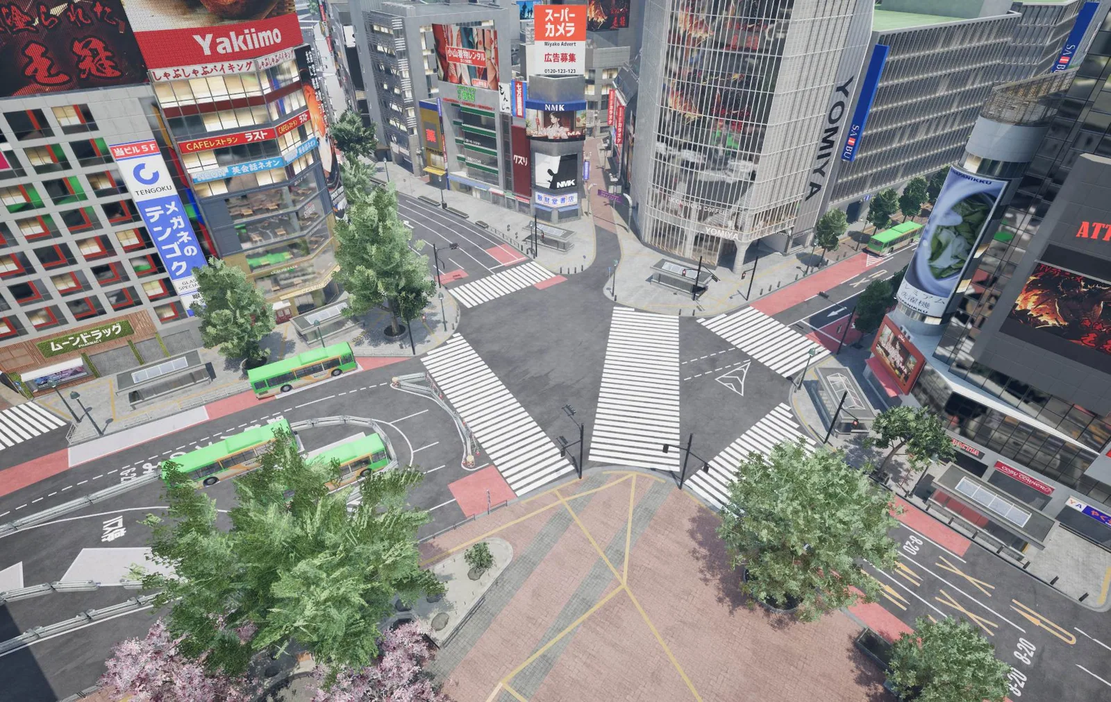 Shibuya - Game ready environment
