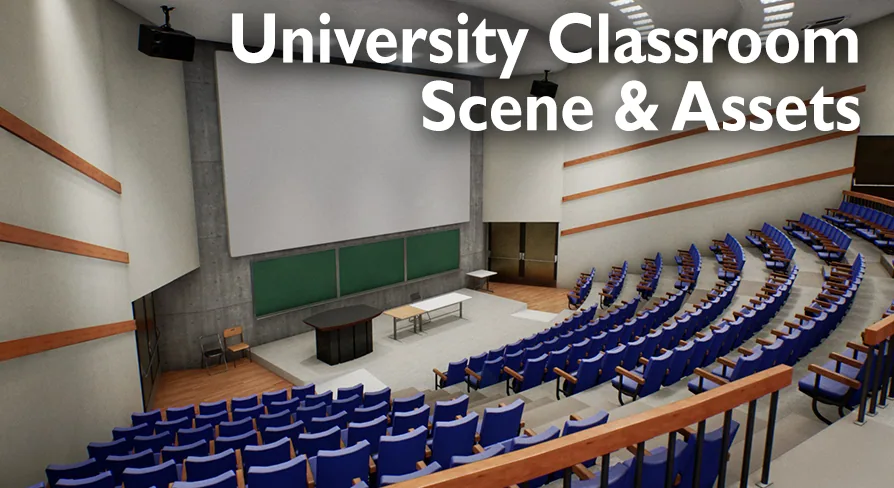 University Classroom - Scene & Assets